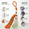 Jade pendants, natural Xiuyan jade car pendants, fashionable and trendy Chinese-style bags, mobile phone pendants, accessories and gifts details Picture